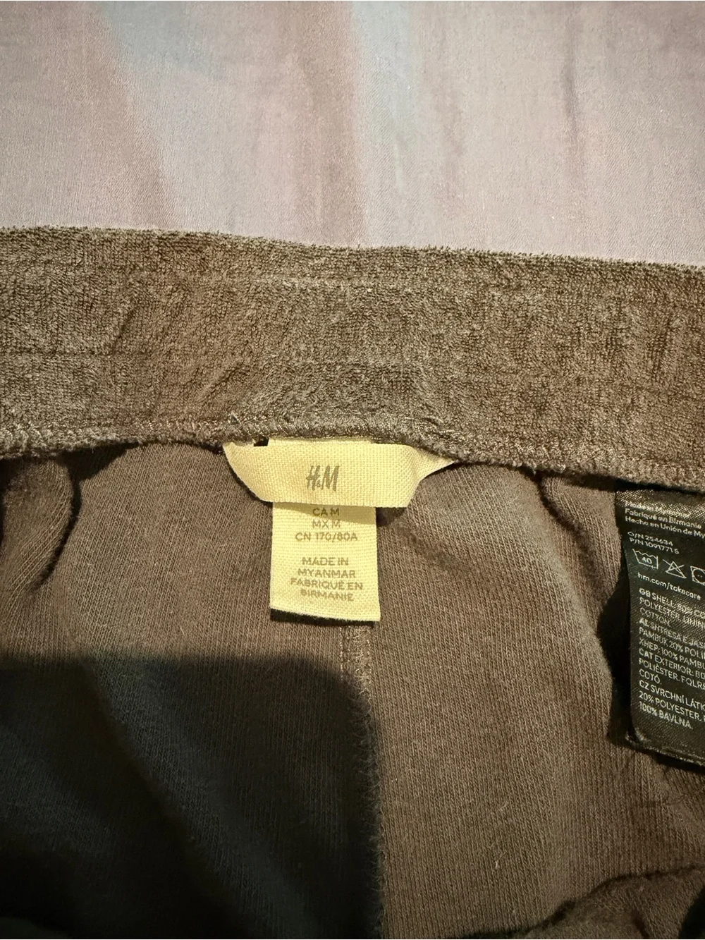 H&M Grey Terry Cloth Athletic Shorts